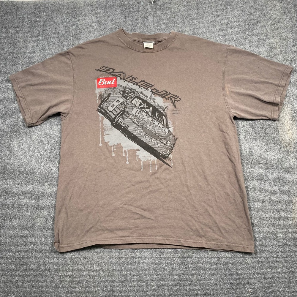 Chase Authentics Dale Earnhardt Bud King of Beers NASCAR Racing T-Shirt XL